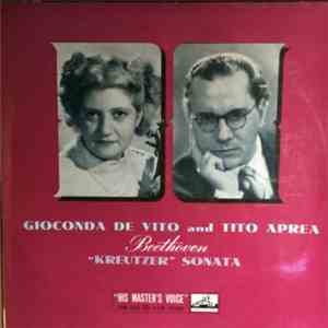Ludwig van Beethoven, Tito Aprea, Gioconda De Vito - " Kreutzer " Sonata mp3 album