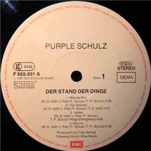 Purple Schulz - Der Stand Der Dinge mp3 album