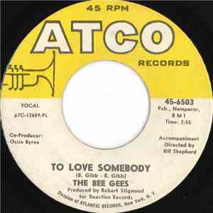 The Bee Gees - To Love Somebody mp3 album
