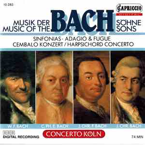 W.F.Bach, C.P.E.Bach, J.Chr.F.Bach, J.Chr.Bach, Concerto Köln - Musik Der Bach Söhne / Music Of The Bach Sons mp3 album