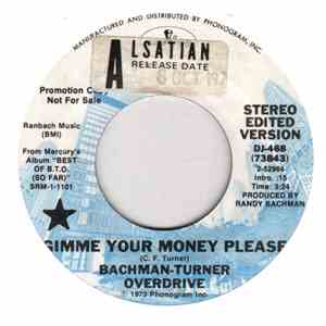 Bachman-Turner Overdrive - Gimme Your Money Please mp3 album