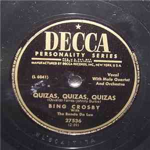 Bing Crosby - Quizas, Quizas, Quizas / Maria Bonita mp3 album