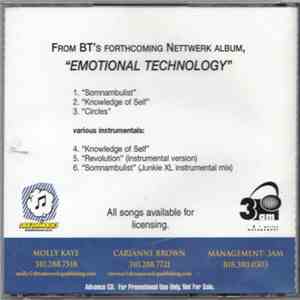 BT - Emotional Technology mp3 album