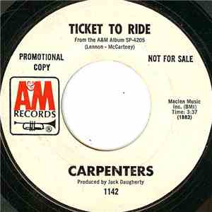 Carpenters - Ticket To Ride / Your Wonderful Parade mp3 album