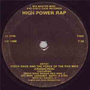 Disco Dave And The Force Of The 5 MCs, Crashcrew - High Power Rap mp3 album