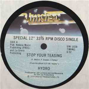 Hydro  - Stop Your Teasing mp3 album