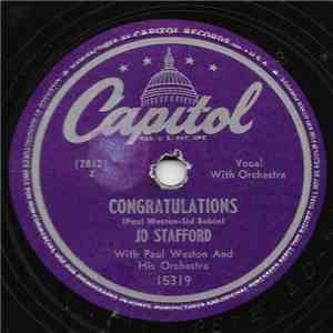 Jo Stafford - Congratulations / Here I'll Stay mp3 album