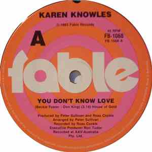 Karen Knowles - You Don't Know Love mp3 album