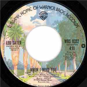 Leo Sayer - When I Need You mp3 album