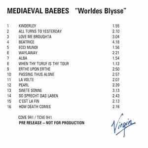 Mediæval Bæbes - Worldes Blysse mp3 album