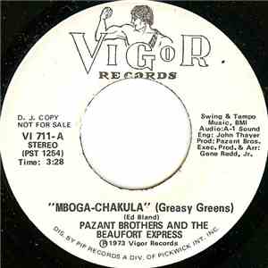 Pazant Brothers And The Beaufort Express - Mboga-Chakula (Greasy Greens) mp3 album