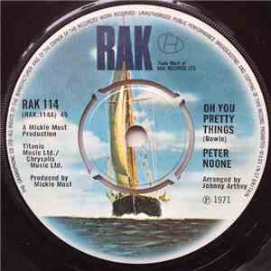 Peter Noone - Oh You Pretty Things mp3 album