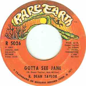 R. Dean Taylor - Gotta See Jane mp3 album