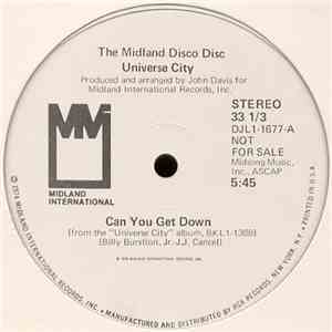 Universe City - Can You Get Down / Serious mp3 album