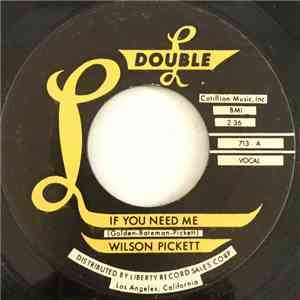 Wilson Pickett - If You Need Me / Baby Call On Me mp3 album
