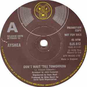 Ayshea - Don't Wait Till Tomorrow mp3 album