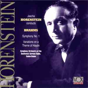 Brahms - Jascha Horenstein, Symphony Orchestra Of The Southwet German Radio, Baden-Baden - Symphony No. 1 / Variations On A Theme Of Haydn mp3 album