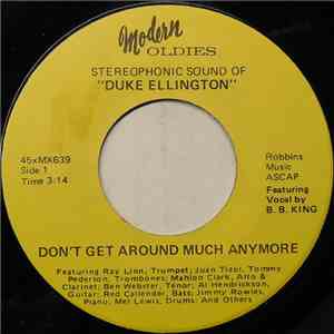 Duke Ellington - Don't Get Around Much Anymore mp3 album