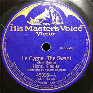Hans Kindler - Le Cygne (The Swan) / Melody In F mp3 album