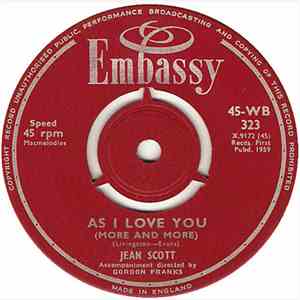 Jean Scott  - As I Love You (More And More) / My Happiness mp3 album