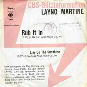 Layng Martine - Rub It In / Live On The Sunshine mp3 album
