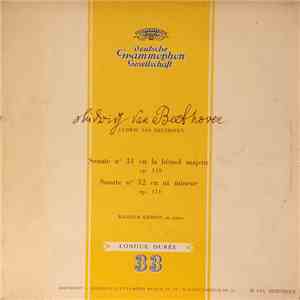 Ludwig Van Beethoven, Wilhelm Kempff - Sonate N°31 En La Bemol Majeur Op.110 / Sonate N°32 En Ut Mineur Op.111 mp3 album