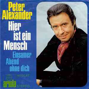 Peter Alexander - Hier Ist Ein Mensch mp3 album