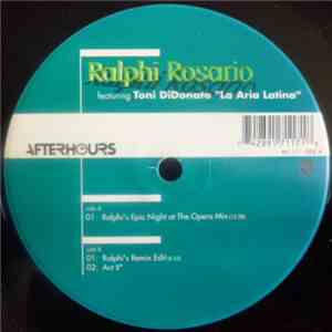 Ralphi Rosario Feat. Toni DiDonato - La Aria Latina mp3 album