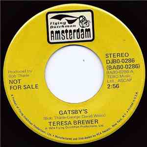 Teresa Brewer - Gatsby's mp3 album