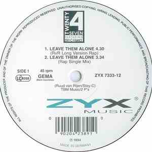 Twenty 4 Seven Featuring Stay-C And Nance - Leave Them Alone mp3 album