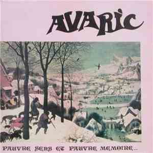 Avaric - Pauvre Sens Et Pauvre Mémoire... mp3 album