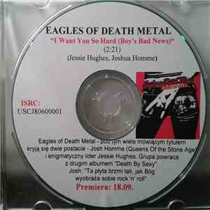 Eagles Of Death Metal - I Want You So Hard (Boy's Bad News) mp3 album
