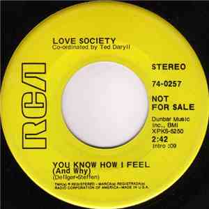 Love Society - Don't Worry Baby / You Know How I Feel (And Why) mp3 album