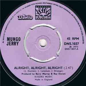 Mungo Jerry - Alright, Alright, Alright mp3 album