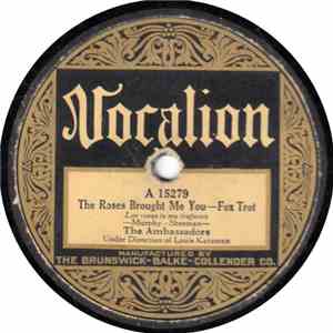 The Ambassadors  - The Roses Brought Me You / When Autumn Leaves Are Falling mp3 album
