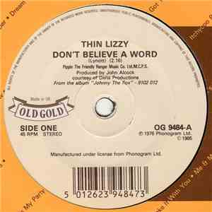 Thin Lizzy - Don't Believe A Word mp3 album