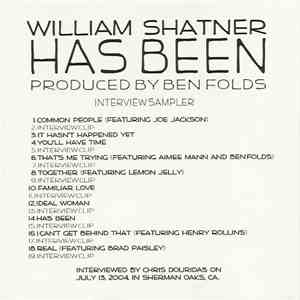 William Shatner - Has Been - Interview Sampler mp3 album