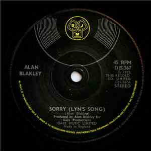 Alan Blakley - Sorry (Lyn’s Song) / Windows Are Nice mp3 album