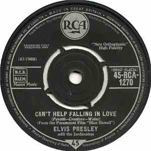 Elvis Presley With The Jordanaires - Can't Help Falling In Love mp3 album