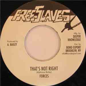 Forces  - That's Not Right mp3 album