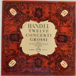 Händel - Pro Arte Orchester Munchen Director Kurt Redel - 12 Concerti Grossi Op. 6 No. 9-12 mp3 album