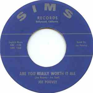Joe Poovey - Are You Really Worth It All / As One Sinner To Another mp3 album