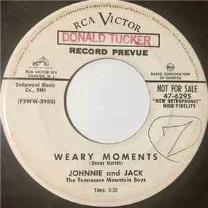 Johnnie And Jack / The Tennessee Mountain Boys - Weary Moments/S.O.S. mp3 album