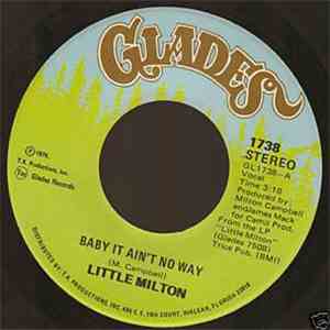 Little Milton - Baby It Ain't No Way / Bring It On Back mp3 album