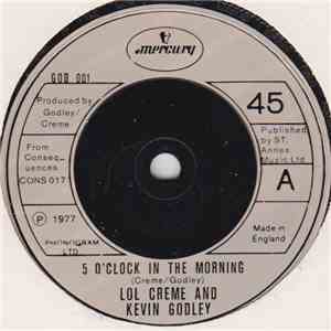 Lol Creme And Kevin Godley - 5 O'Clock In The Morning mp3 album