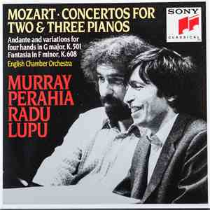 Mozart / English Chamber Orchestra, Murray Perahia, Radu Lupu - Concertos For Two & Three Pianos mp3 album