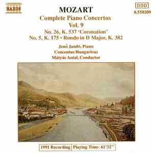 Mozart, Jenö Jandó, Concentus Hungaricus, Mátyás Antal - Complete Piano Concertos, Vol. 9 mp3 album