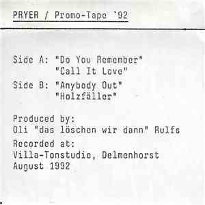 Pryer - Promo-Tape '92 mp3 album