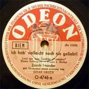Zarah Leander - Ich Hab' Vielleicht Noch Nie Geliebt! / Merci, Mon Ami mp3 album