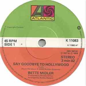 Bette Midler - Say Goodbye To Hollywood mp3 album